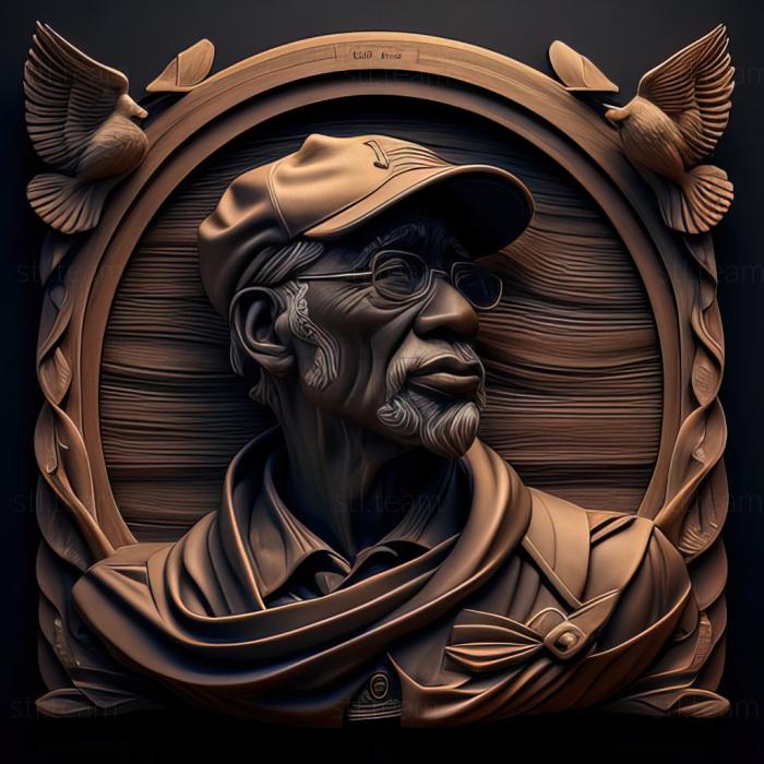 3D модель Джонни Макферсон, американский художник. (STL)